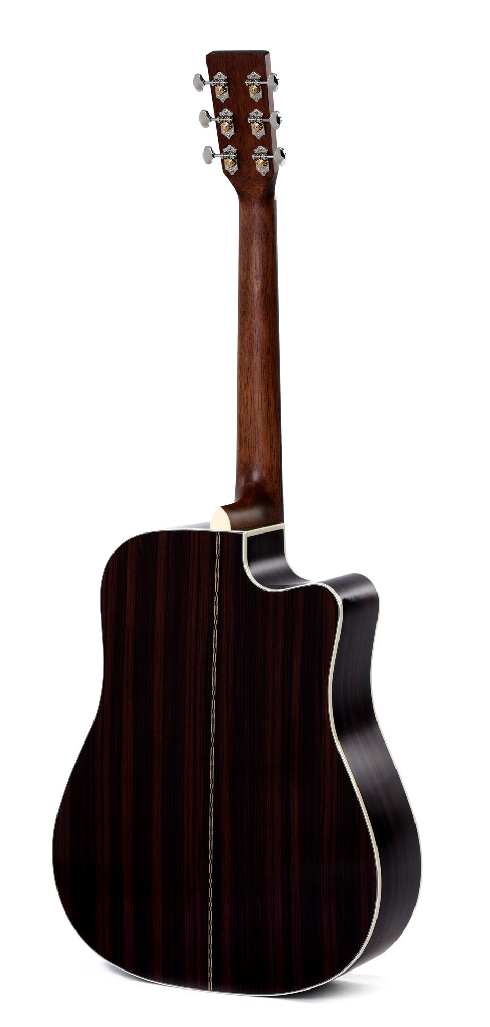 Modèle DTC-28HEL, Dreadnought pan coupé, table épicéa massif, f/e tilia, touche micarta, EQ Fishman, naturel brillant, gaucher