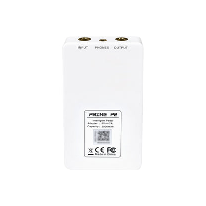 Interface PRIME P2, pour guitare électrique, écran tactile, technologie MNRS de modélisation d'amplis et d'effets, blanc