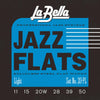 La Bella Jeu Cordes Electrique Jazz Flats 20PL