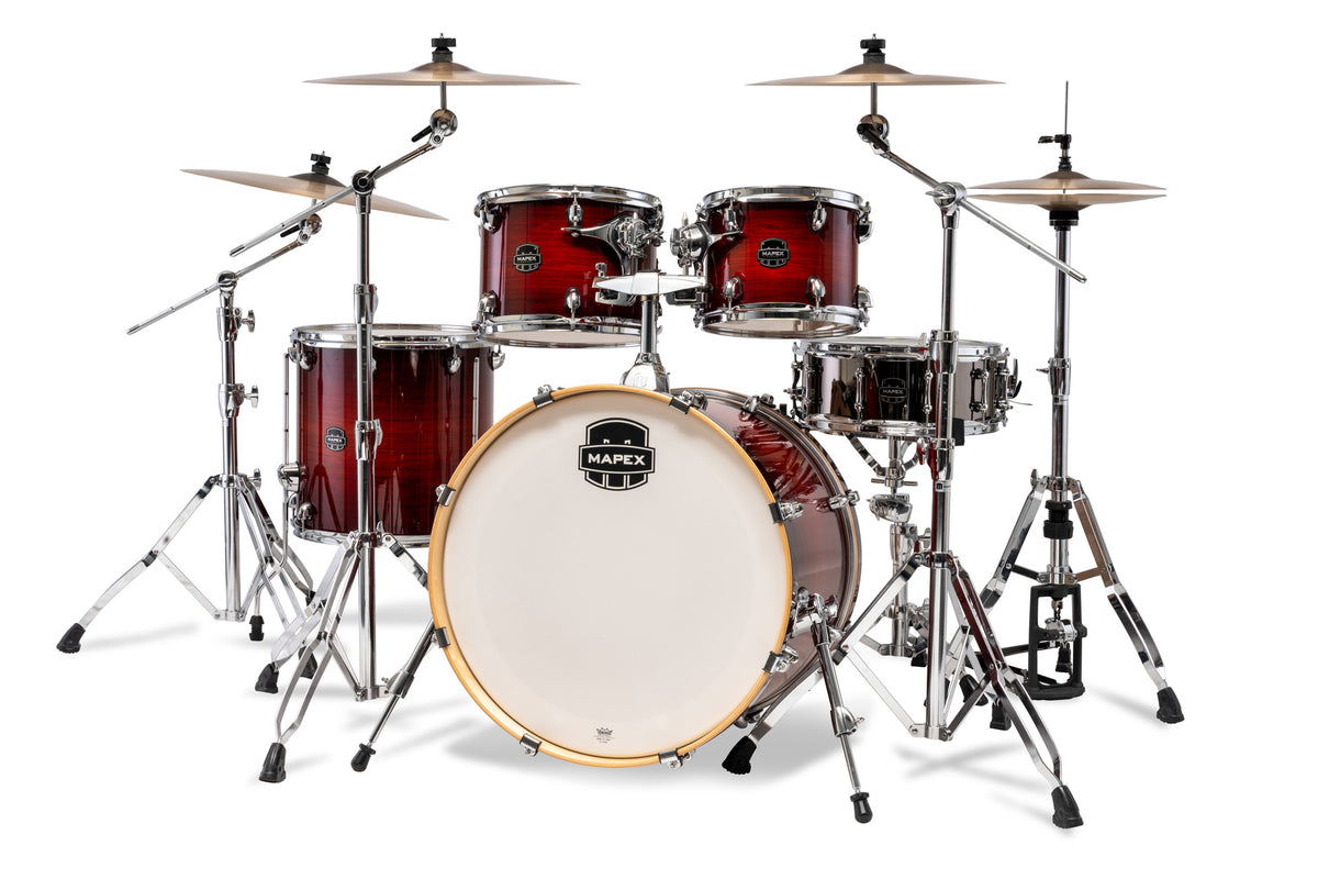 Batterie Mapex Armory Stage 22, 5 fûts, bouleau et érable, sans accessoires, Onyx Burst