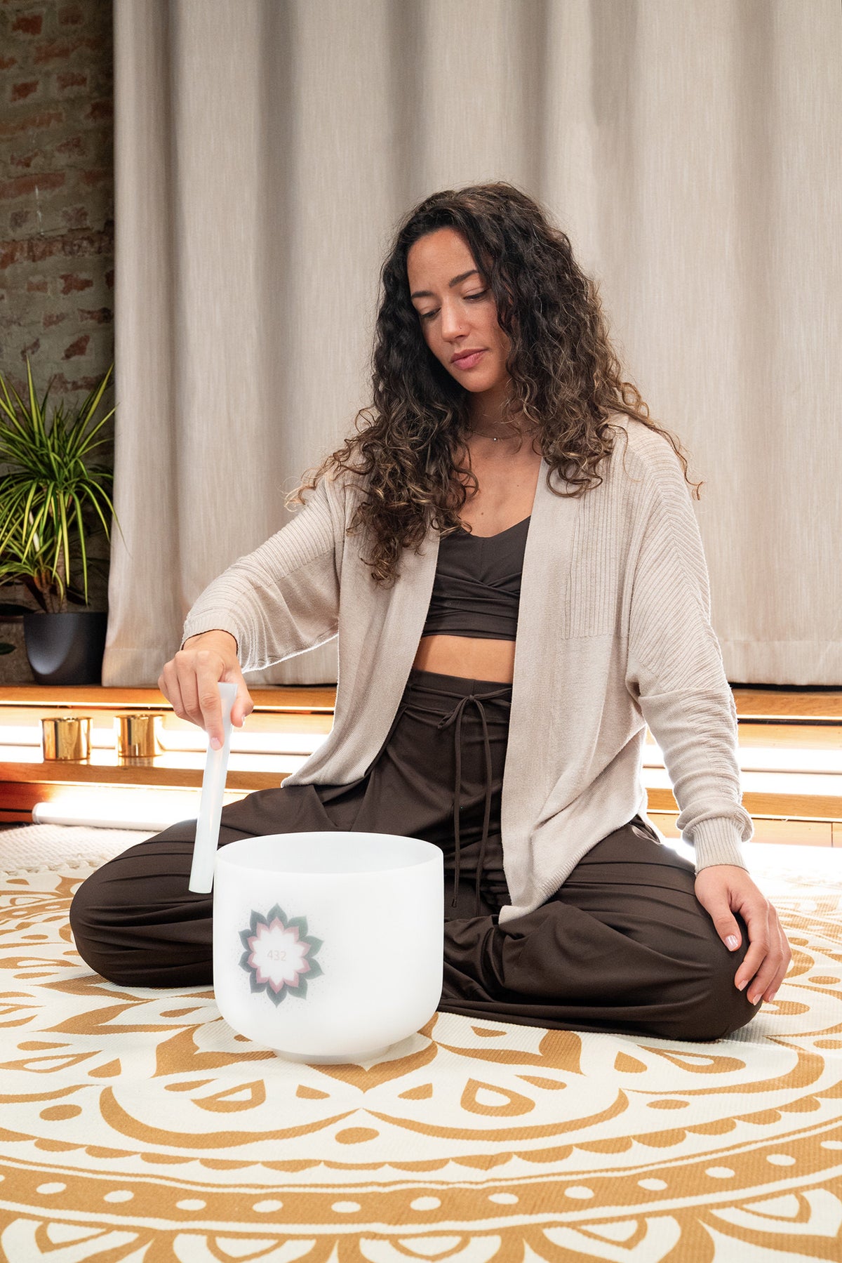 SINGING BOWL SONIC ENERGY CRISTAL 9"