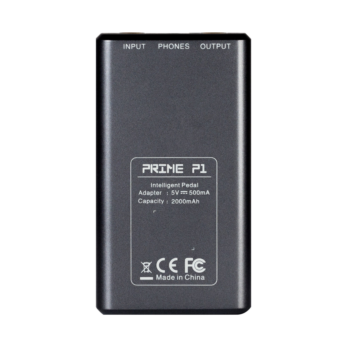 Interface PRIME P1, pour guitare et basse, technologie MNRS de modélisation d'amplis et d'effets, space gray