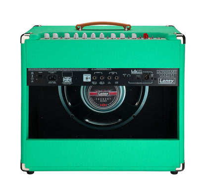 Ampli guitare électrique 60W, 1x HP 12" HH, 2 canaux, EQ 3 bandes, réverb, tremolo, chorus, boucle d'effet, sea foam green