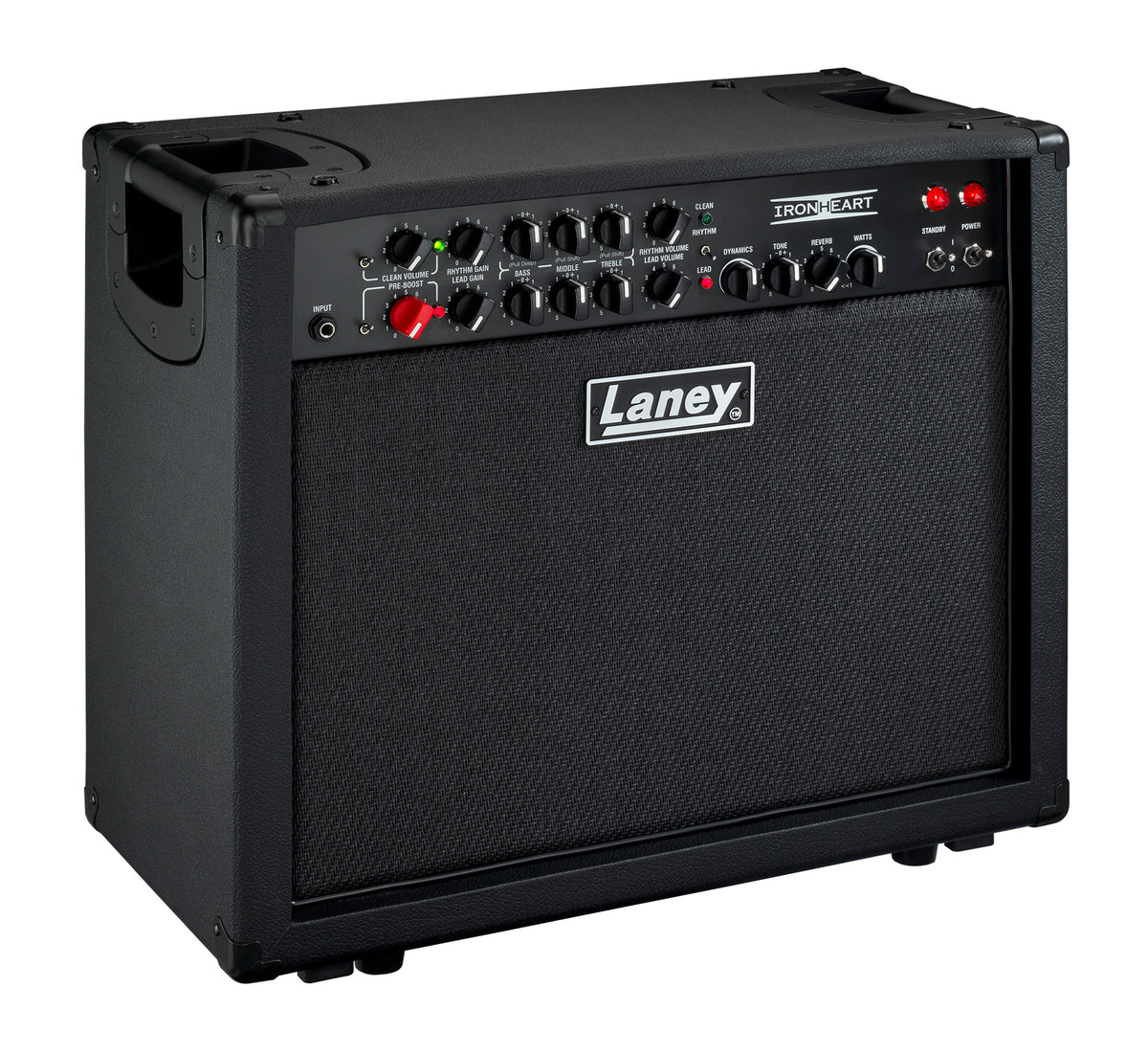 Ampli à lampes 30W (2 x 6L6), fabriqué en Angleterre, 1 x 12" HH Custom, préampli à lampes (4 x ECC83), 3 canaux