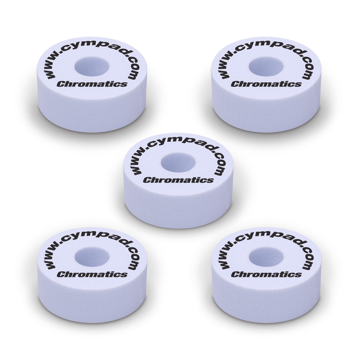 SET 5 PADS CYMPAD CHROMATICS BLANC