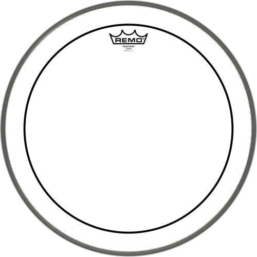 Parche de bombo Remo Pinstripe Clear de 18''