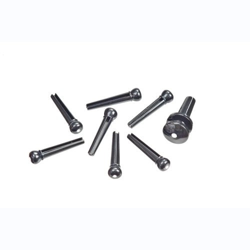 D'Addario PWPS10 Juego de 7 clavijas negras